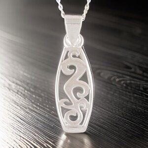 Sterling Silver Cutout Pendant